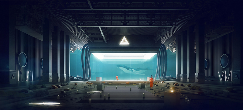 Underwater Temple par Thomas Dubois sur le blog La Retouche photo