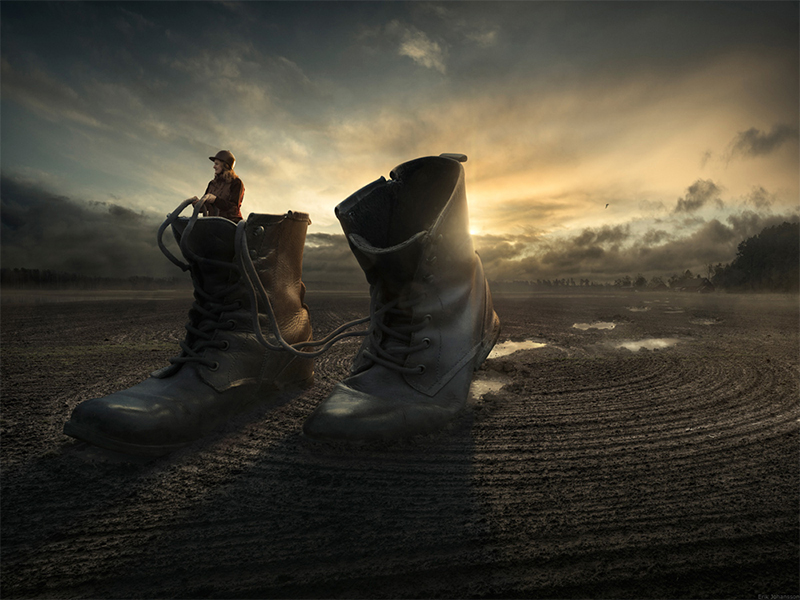 Walk away par Erick Johansson sur le blog La Retouche photo.