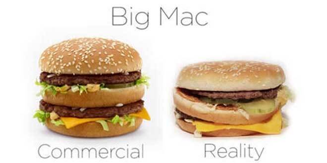 Les packshots photos de Mcdonald's, avant et après