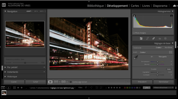 Comprendre les réglages de base sur lightroom sur le blog La Retouche photo