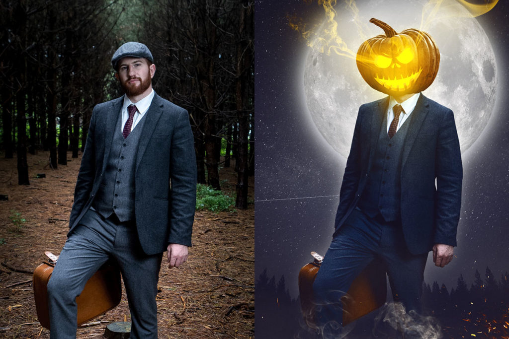 Affiche halloween avec Photoshop